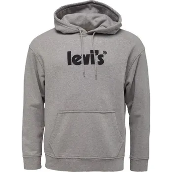Pánská mikina Pánská mikina Levi's&reg; T2 RELAXED GRAPHIC PO MV LOGO S Šedá, Černá