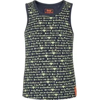 Dívčí oblečení Dívčí tílko LOAP BESOLA 112/116 Modrá, Světle zelená