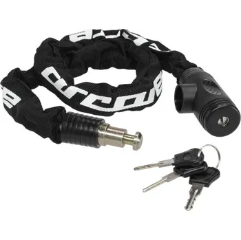 Zámek na kolo Řetězový zámek Arcore AL-4 UNI Černá, Bílá