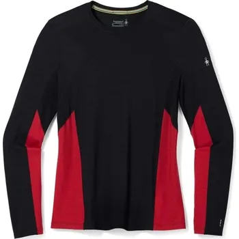 Pánské tričko Pánské triko Smartwool M MERINO SPORT LONG SLEEVE CREW XXL Černá, Červená, Bílá
