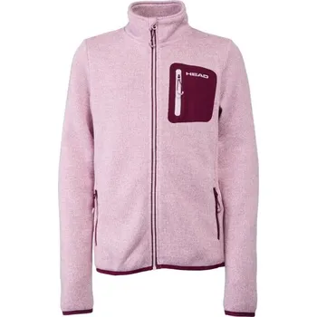 Chlapecká mikina Dětská fleecová mikina Head YLLAS 152/158 Růžová, Vínová