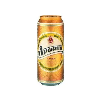 Pivo Ariana pivo 4.5% - plech - bulharské pivo - 0.5L