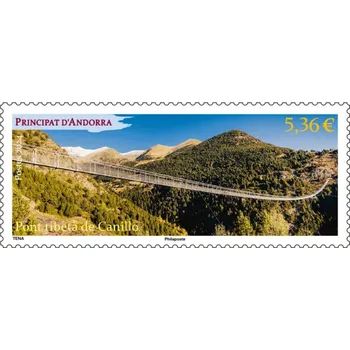 Poštovní známka (2024) MiNr. ** - Andora (Fr.) - Most Tibeta de Canillo