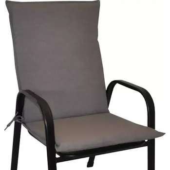 Podsedák Polstr na křeslo z tahokovu UNI - látka šedý melír - SLEVA 3% s kodem radost25