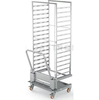 Servírovací stolek Vozík se vsuvy na 16x 600x400 k pecím Nano Max, Drive a Scroll | HENDI, 219553