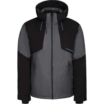 Pánská bunda Pánská bunda ALPINE PRO UJEW L Šedá, Černá