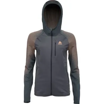 Dámská mikina Dámská technická mikina Odlo X-ALP PERFORMANCE S Tmavě šedá, Lososová