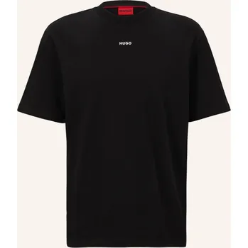 Hugo Pánské Tričko Dapolino, černá / bílá, L