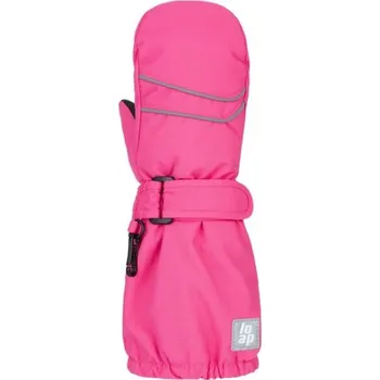 Rukavice Dětské palčáky LOAP RUSLAN 1/2 Růžová