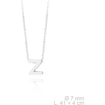 Náhrdelník Stříbrný náhrdelník s písmenem "Z" Ag 925/1000