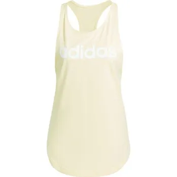 Dámská móda Dámské tílko adidas LINEAR TANK TOP XS Žlutá, Bílá