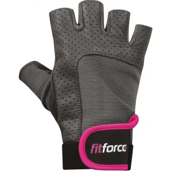 Fitness rukavice Fitness rukavice Fitforce PFR01 S Šedá, Černá, Růžová