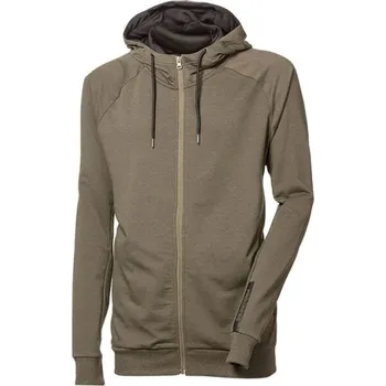 Pánská mikina Pánská tepláková mikina PROGRESS BORIS M Khaki, Černá