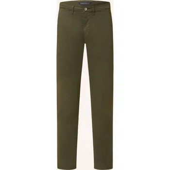 Pánské kalhoty Strokesman's Pánské Chino Kalhoty Slim Fit, olivová, 31