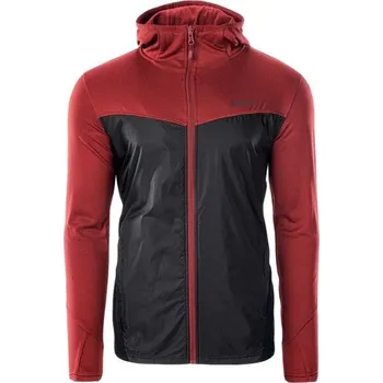 Pánská mikina Pánská mikina Hi-Tec NESCO M Červená, Černá