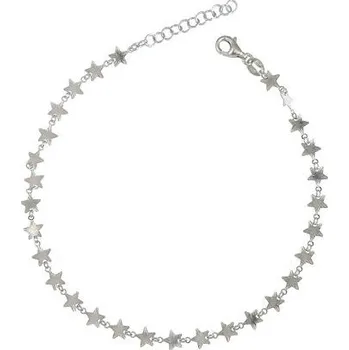 Řetízek Stříbrný řetízek na nohu hvězdy