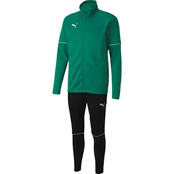 Chlapecká tepláková souprava Puma TEAM GOAL TRACKSUIT CORE 152 Zelená, Bílá