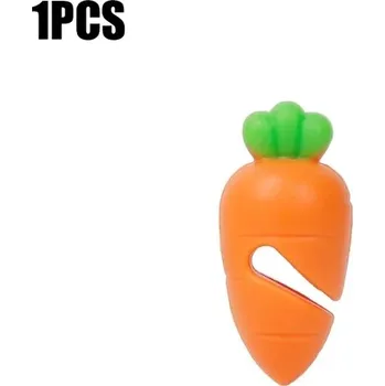 Silikonový držák pokličky s vtipným motivem - mrkev