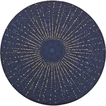 prostírání Korkové prostírání Sun Mandala fialová 6 ks 10 cm