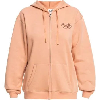 Dámská mikina Dámská mikina Roxy SURF STOKED ZIPPED BRUSHED XS Lososová, Růžová