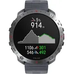 Multisportovní hodinky POLAR GRIT X2 PRO S-L Šedá
