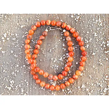 Náhrdelník Himalife Energetický náhrdelník - achát oranžový