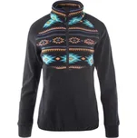 Dámská microfleecová mikina Hi-Tec LADY ARENIS S Černá, Tyrkysová, Lososová