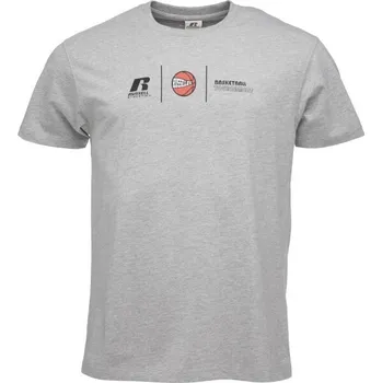 Pánské tričko Pánské tričko Russell Athletic MOTO S Šedá