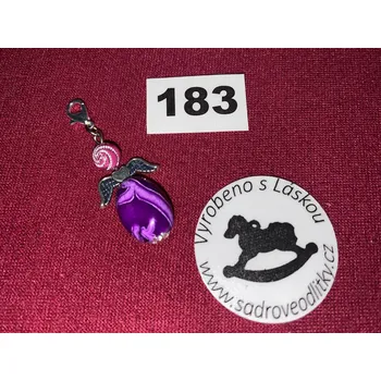 HandMade by VeJa Přívěšek - andílek pro štěstí/radost č.183