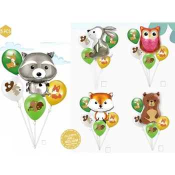 Balónek Sada nafukovacích balónků Zvířátka 5ks