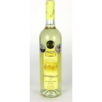 Víno Rulandské šedé - pozdní sběr - bílé polosuché - 12% - Zborovský 0.75 l