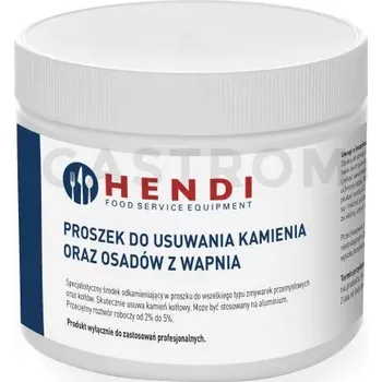 Mycí prostředek Profesionální prášek na odstraňování vodního kamene a vápenatých usazenin, 0,5 kg | HENDI, 979754