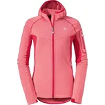 Dámská fleece mikina s kapucí Schöffel HYDALEN W 44 Růžová