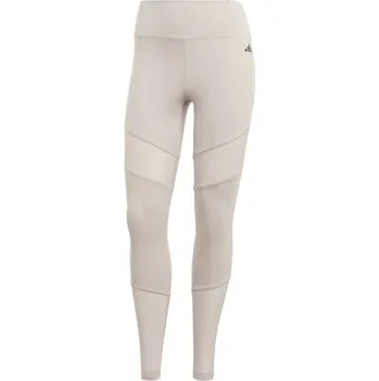 Dámské legíny Dámské tréninkové legíny adidas TRAIN ESSENTIALS LEGGINGS L Béžová, Černá