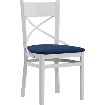 Jídelní židle Jídelní židle PROVENCE X | 43 cm | tmavě modrá/bílá