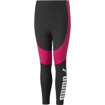 Dámské legíny Dívčí legíny Puma FAVORITE LOGO HIGH-WAIST 7/8 LEGGINGSS LEGGINGS 164 Černá, Růžová, Bílá