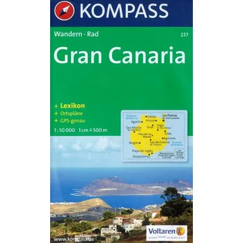 Kompass 237: Gran Canaria 1:50 000 - Nakladatelství Kompass Karten [DE] (2019)
