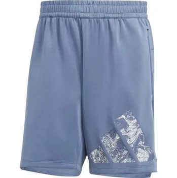 Pánské sportovní šortky adidas WORKOUT LOGO SHORTS S9 Tmavě šedá