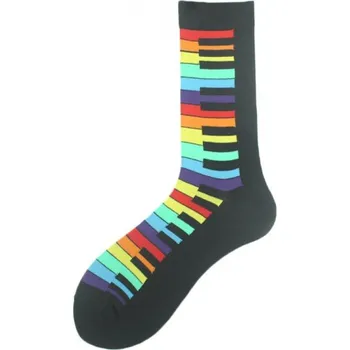 Ponožky v černé barvě EU 36-41 - barevná klaviatura