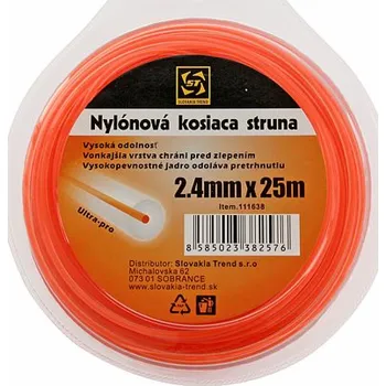 Struna do sekačky Struna do sekačky 2,4 mm/25 m DualCut kruh