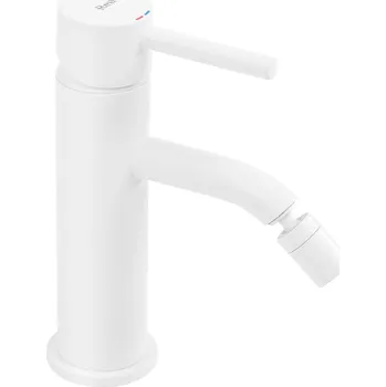 Vodovodní baterie Rea Lungo, bidetová baterie, bílá matná, REA-B4701