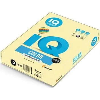 Papír Papír xerografický IQ Color A4, 80 g, YE23 světle žlutý