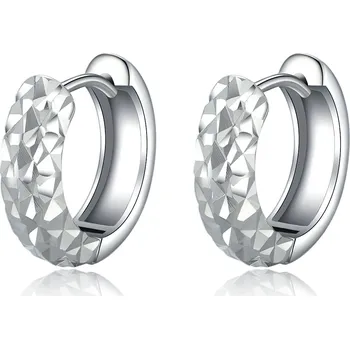 Náušnice NUBIS® Stříbrné náušnice kroužky - NB-3971