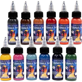 Tetovací barva XTreme Ink - Planeta Biu New School Set - 12x30ml