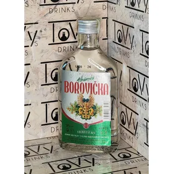 Pálenka Borovička albánská 38% 0,2l