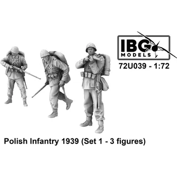 Plastikový model 1/72 Polish Infantry 1939 - Set No.1 (3 fig.)