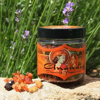 Vonný olej Ananda - pryč s negativitou - vykuřovací směs 68 g