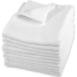 Dětské bavlněné látkové pleny DE LUXE, VYSOKÁ GRAMÁŽ, bílé, 150g/m2, 70x70cm, 5 kusů v balení