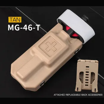 Wosport WST Molle plastové pouzdro a CAT Tourniquet (atrapa), set - Písková