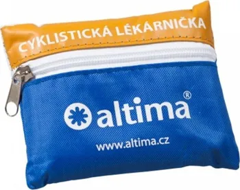 Lékárnička Altima Lékárnička na kolo modrá/bílá/oranžová 11 x 13 cm